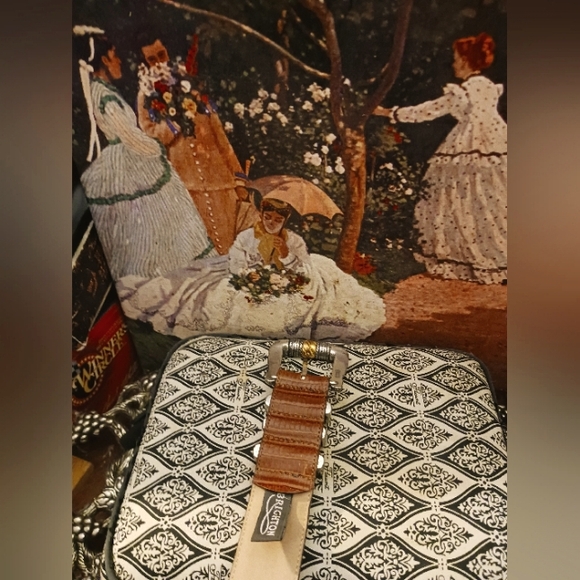 🐎🐴Brighton Vintage Leather Belt👡👡 🇺🇸 🇺🇲Size M Women,#47607,Made In U.S.A - Picture 8 of 16